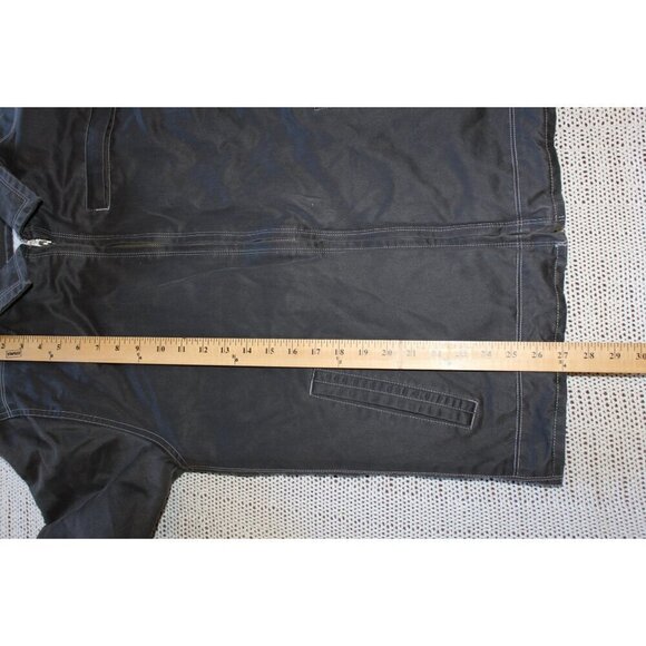 Legendary Whitetails Men's Bomber Wax Jacket size MD Hunting Outdoor Pockets zip - Picture 4 of 9